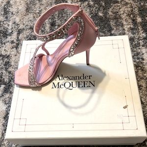Alexander McQueen crystal high heel